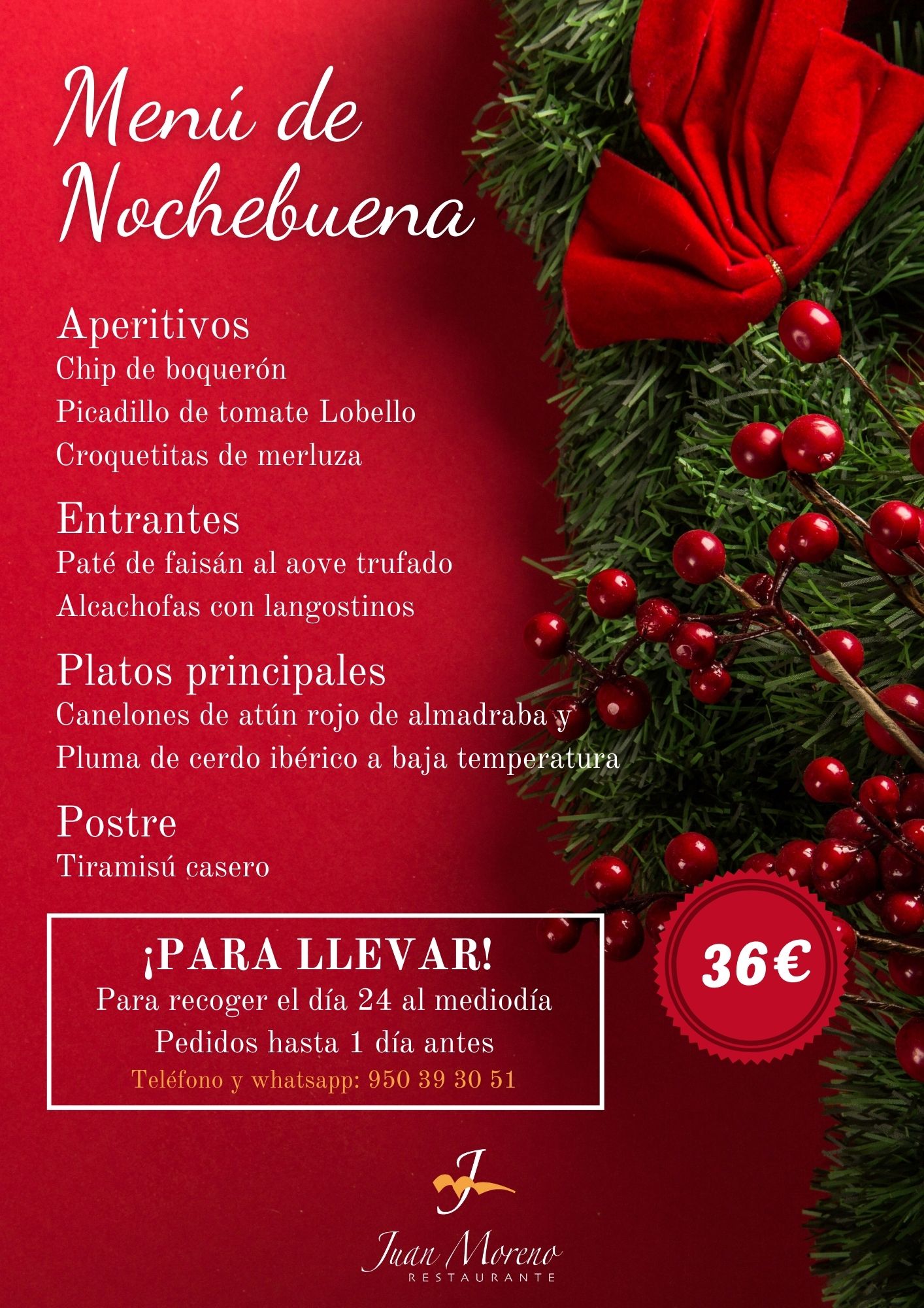 Menu nochebuena